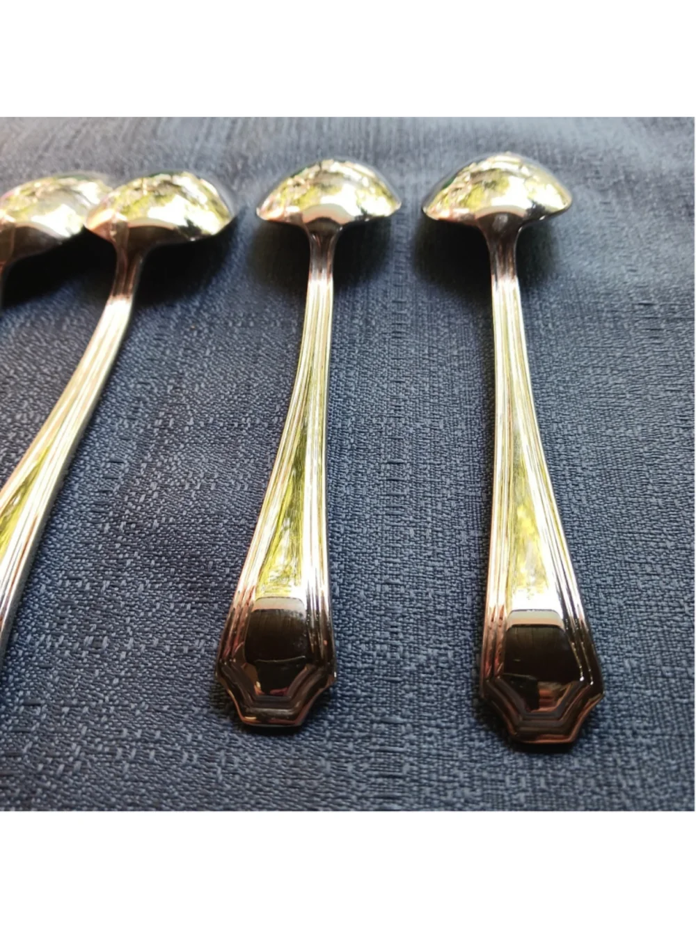 Mikasa TATUM FROST 18/10 Stainless Flatware - Set of 6 Oval Soup Spoon